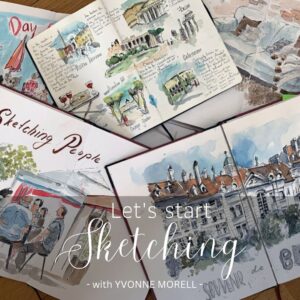 A 5-week class is for anyone that would love to draw in a sketchbook but just doesn't know how to start. You will learn to draw with ink pens and watercolor, capture your favorite spots, sketch people, and much more. Sketching is for EVERYONE!